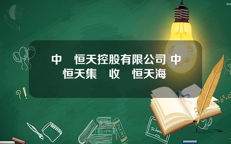 中國恒天控股有限公司 中國恒天集團收購恒天海龍